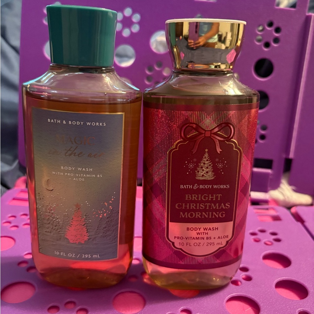Bath and body works bright christmas morning Body Wash And Magic And The Air